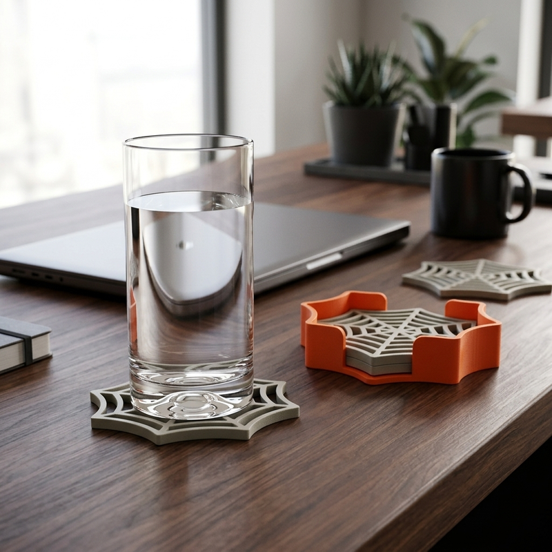Coasters & Candle Holder