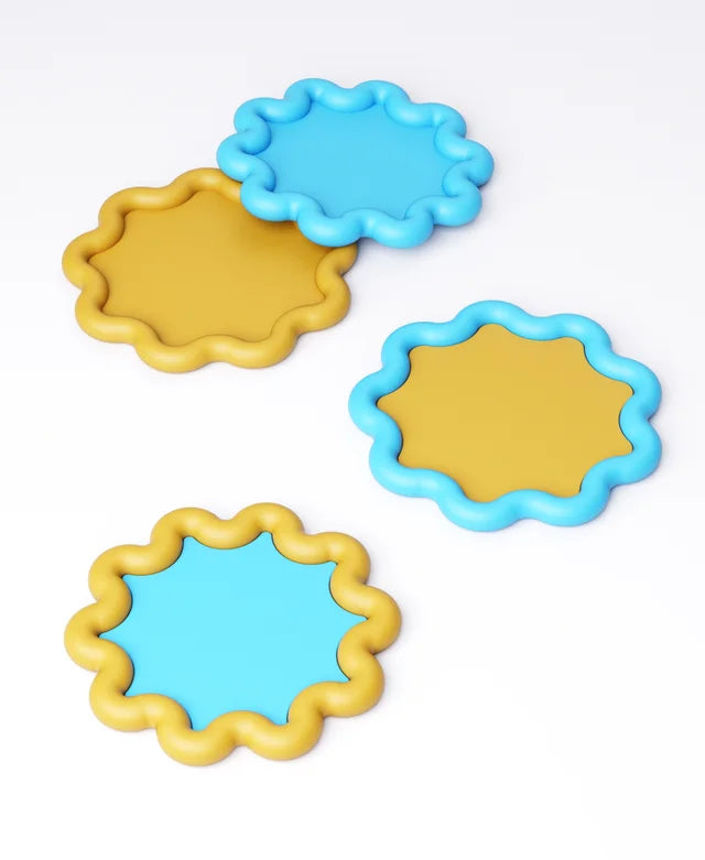 Coaster Set Type 10 Style Variants