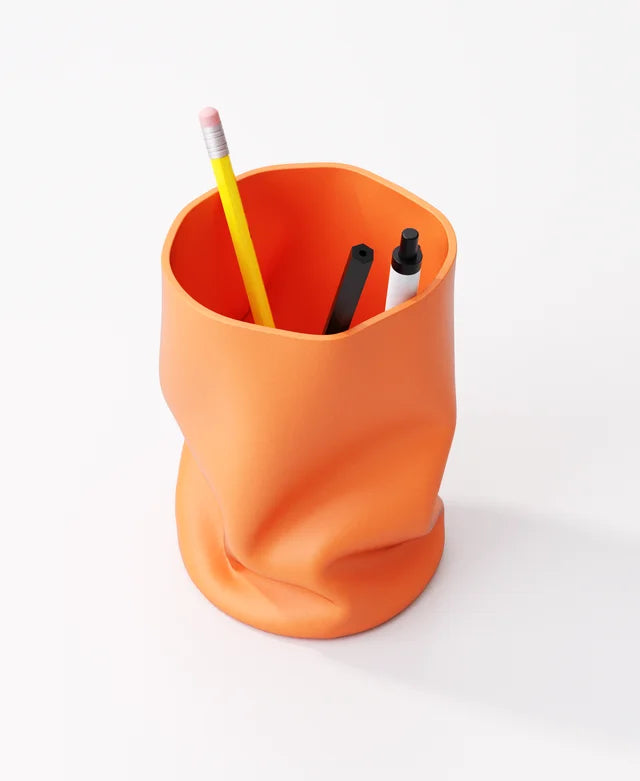 Crumpled Pen Holder