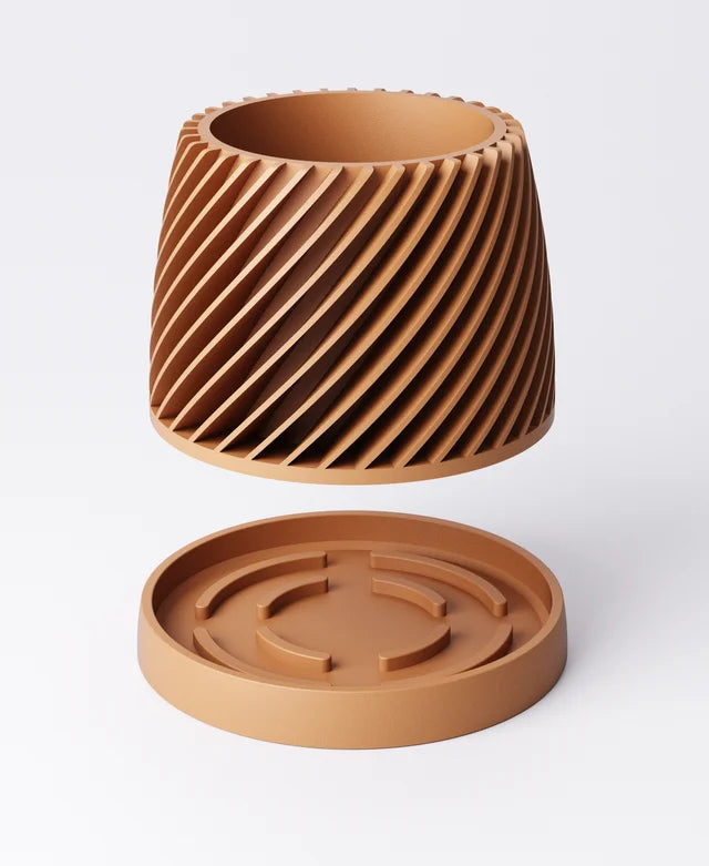 Fin Planter Type 1 with Drip Tray
