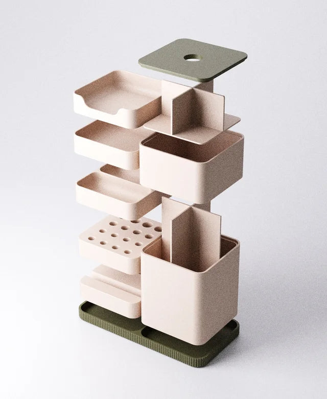 Modular Desk Organiser Type 11 - Whole set