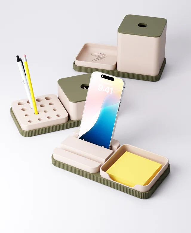 Modular Desk Organiser Type 11 - Whole set