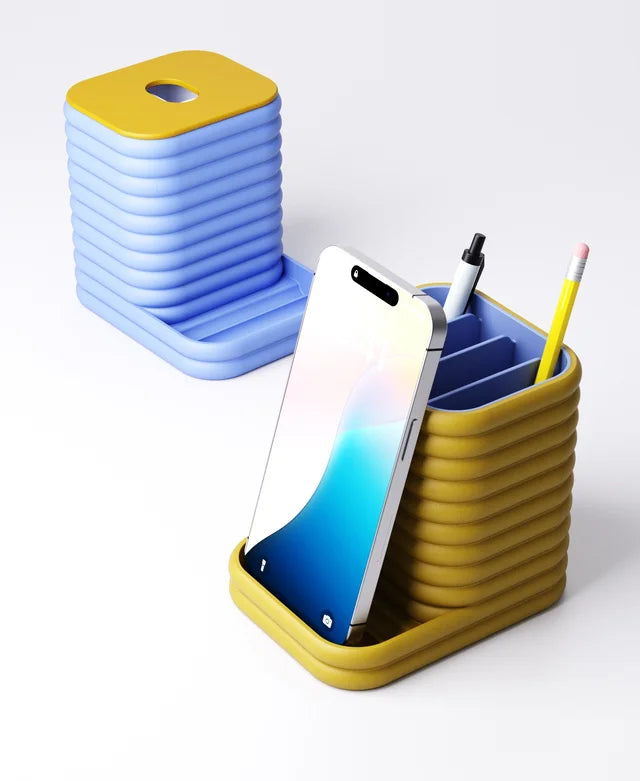 Phone Holder + Desk Organiser Type 8