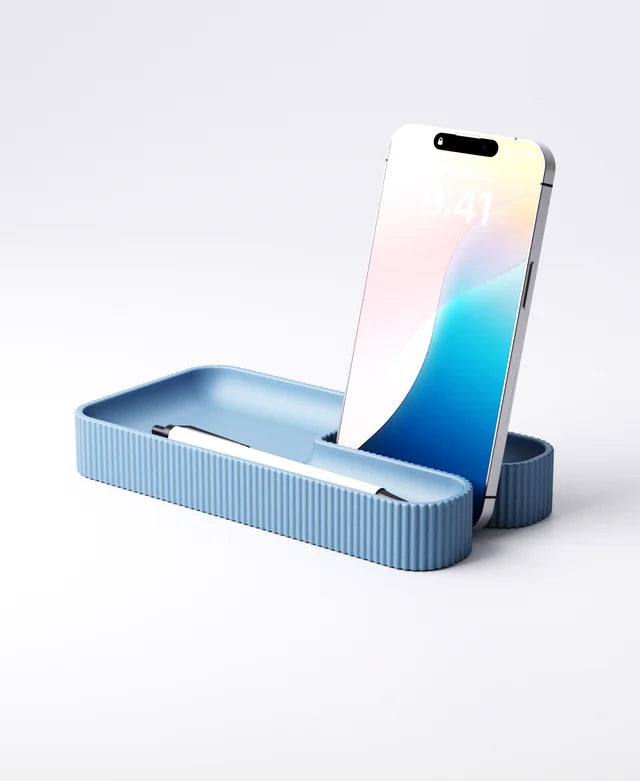 Phone Holder + Tray