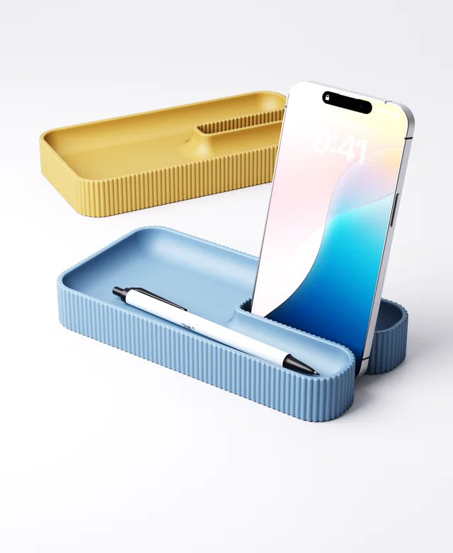 Phone Holder + Tray