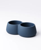 Ridged Double Tealight Holder