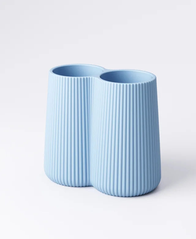 Ridged Double Tealight Holder