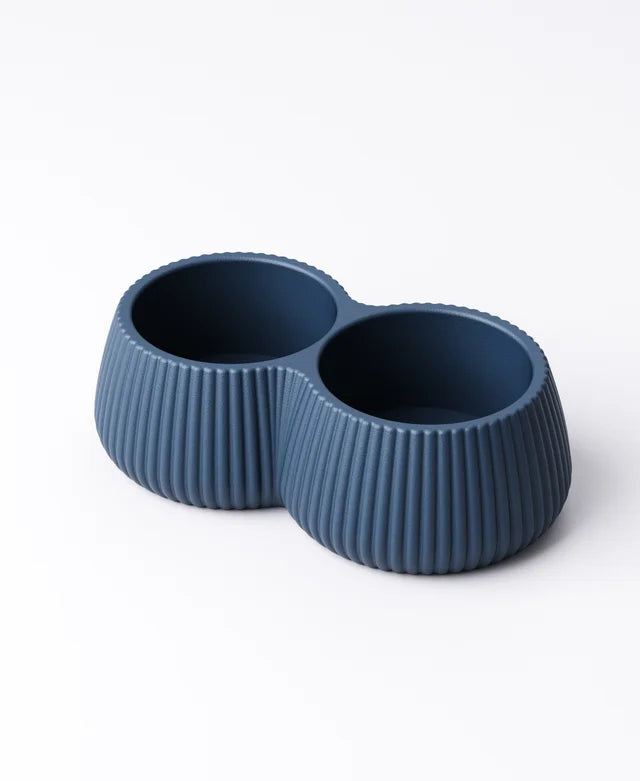 Ridged Double Tealight Holder