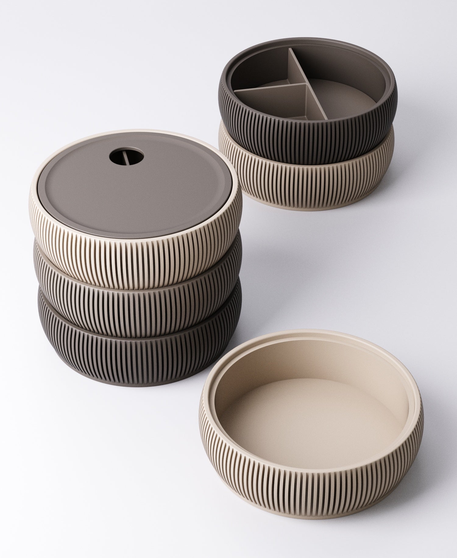 Round Stackable Organiser Type 2