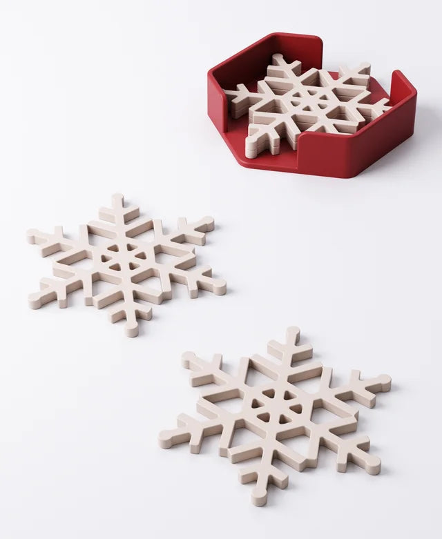 Snowflake Coaster Set