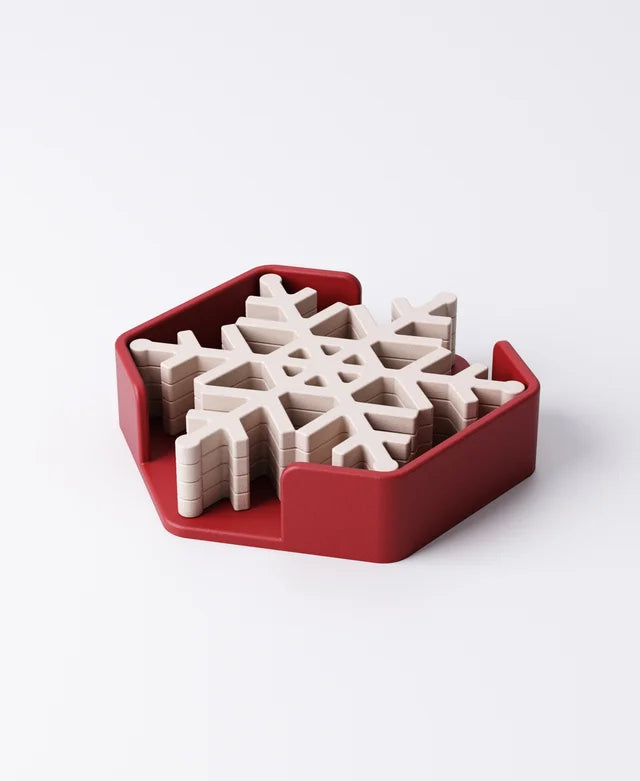 Snowflake Coaster Set