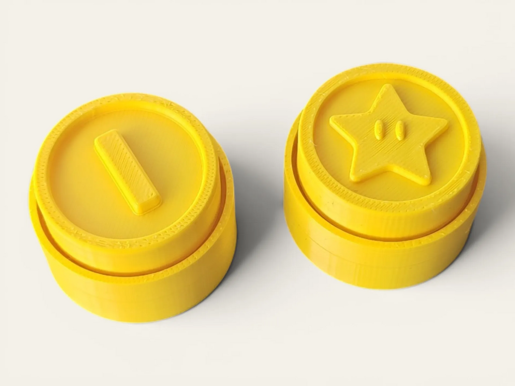 Mario Coins - Sculpt Clickers(Set of 2)