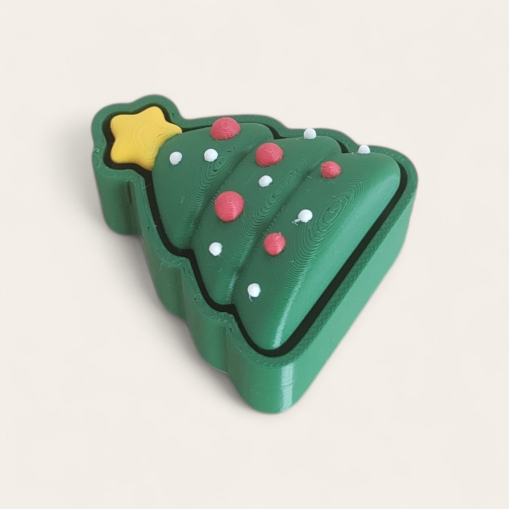 Christmas Tree Clicker - Cute, Clay Style