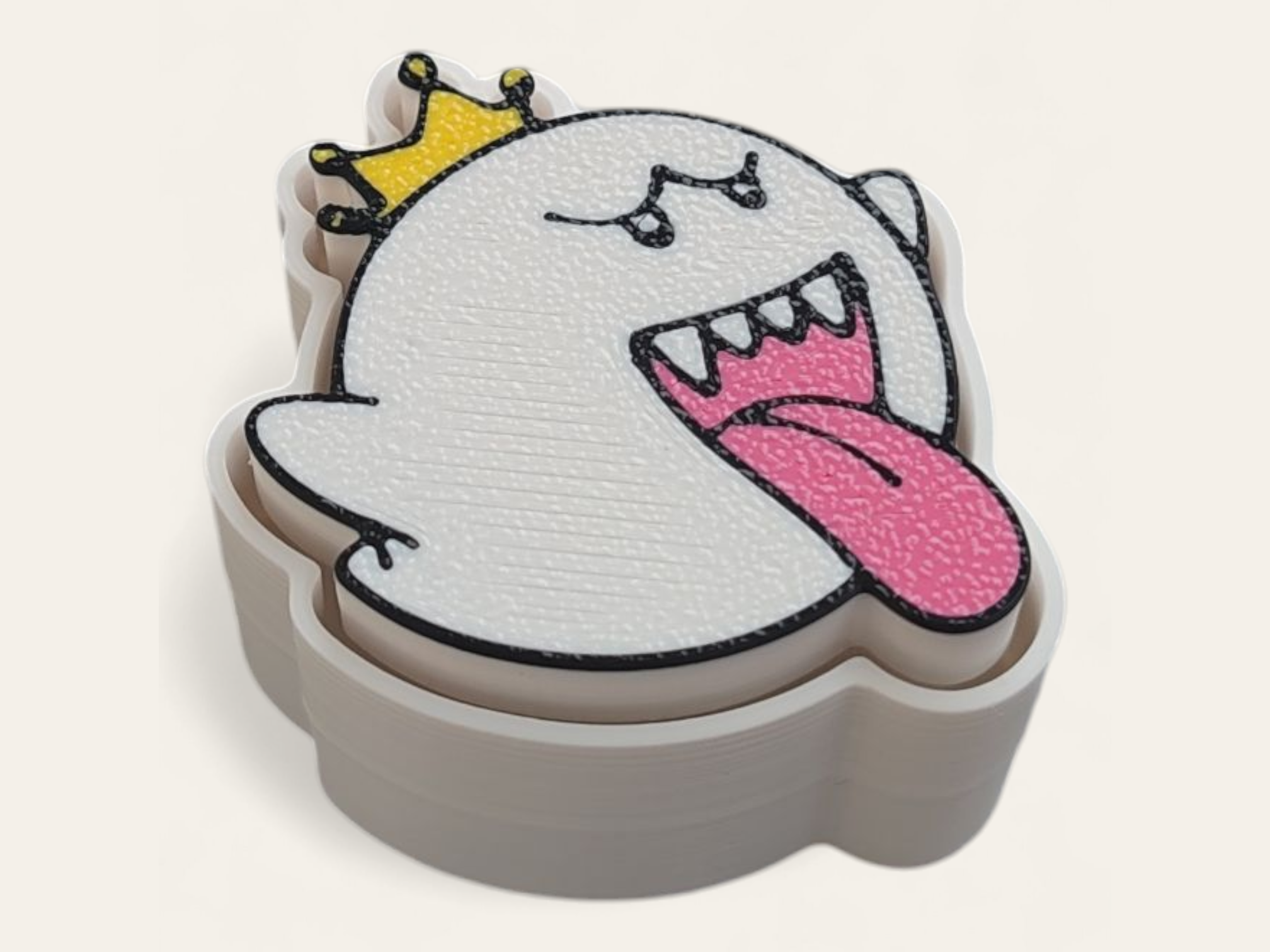 King Boo No Inner Eye White Dots