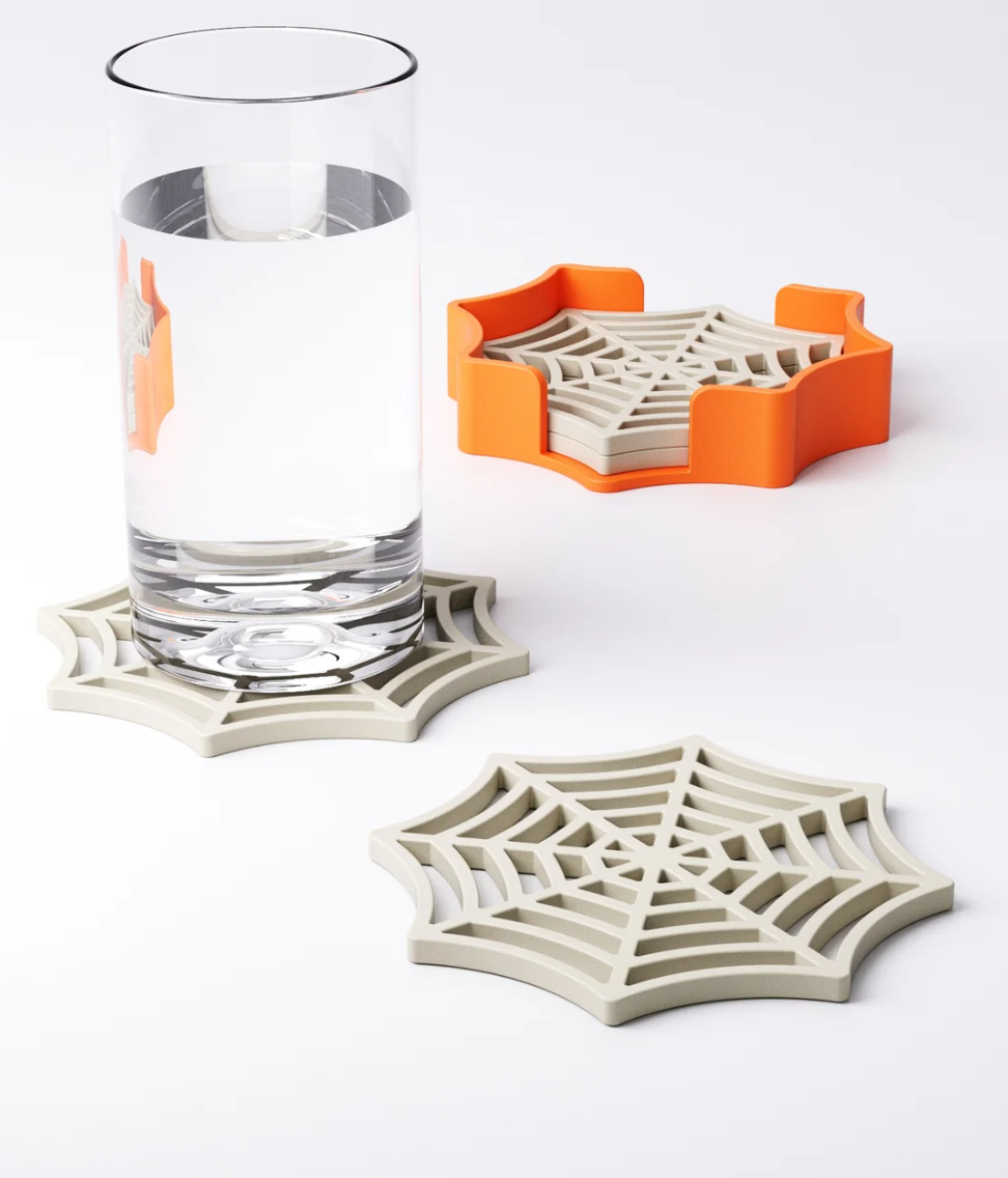 Web Coaster Set - Set of 4