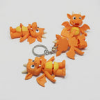 Cute Standing Dragon (Mini flexi)