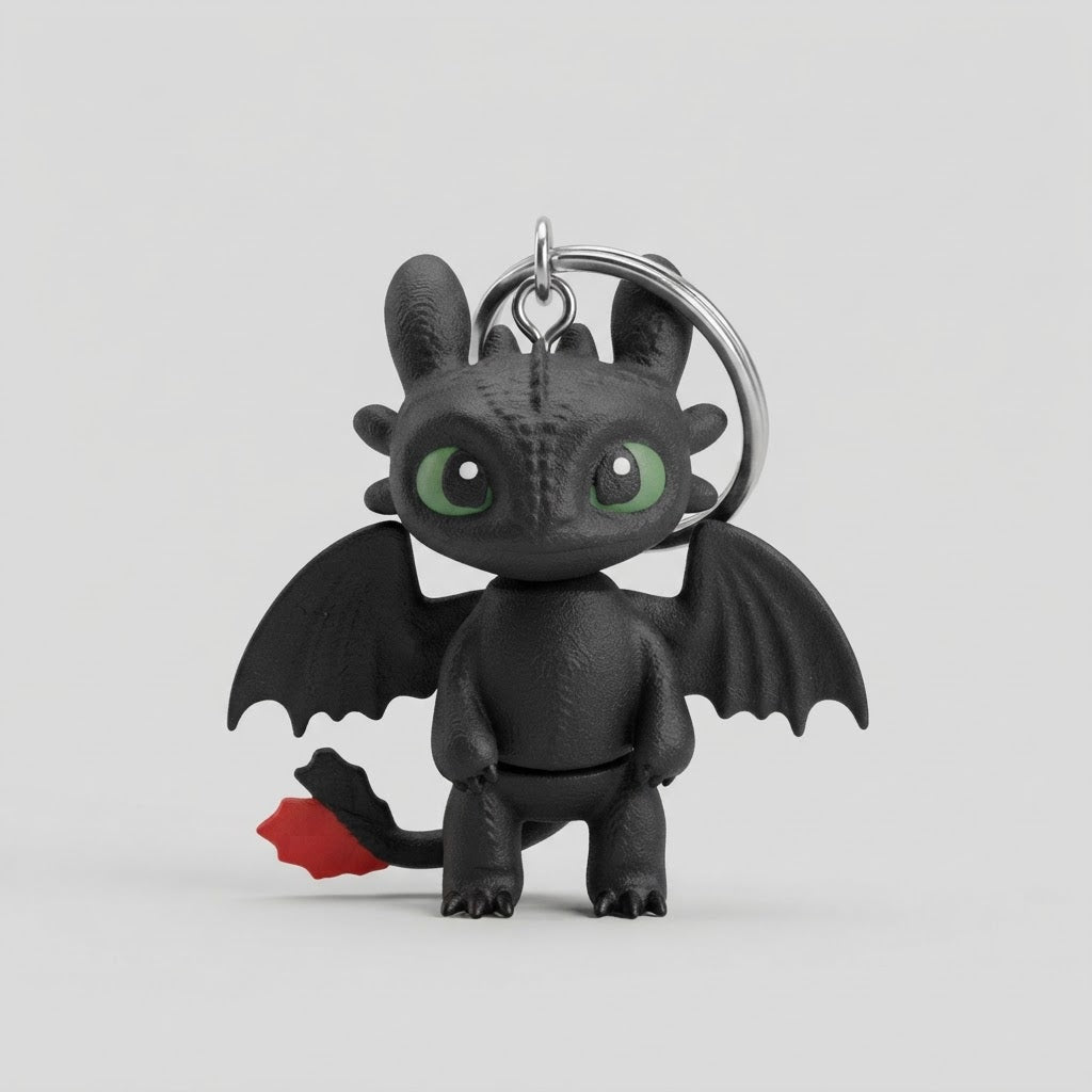 Toothless & Light fury (Mini flexi)